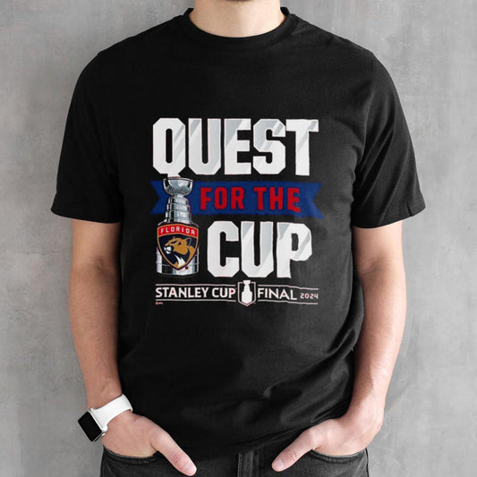 Quest For The Cup Florida Panthers 2024 Stanley Cup Final T-Shirt