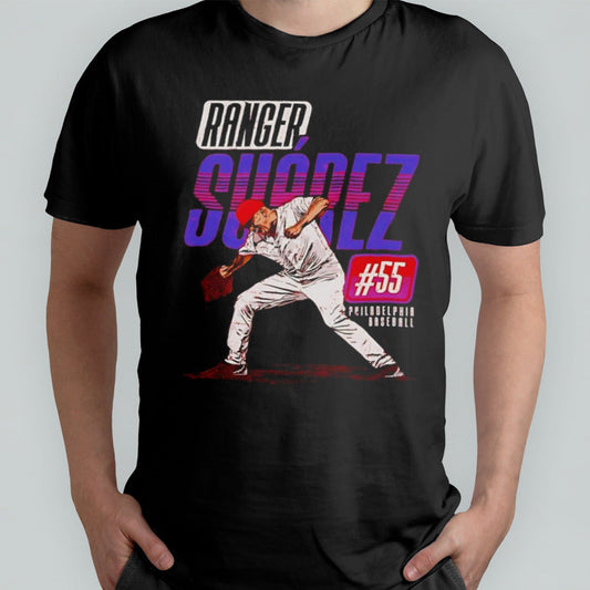 Ranger Suarez Philadelphia Phillies player name shirt