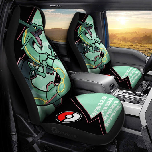 Rayquaza Car Seat Covers Custom Anime Car Accessories