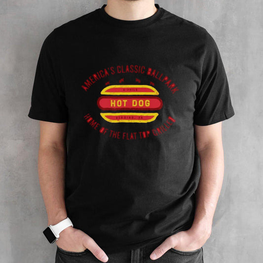 Reading Fightin Phils Flat Top Grilled Hot Dog T Shirts