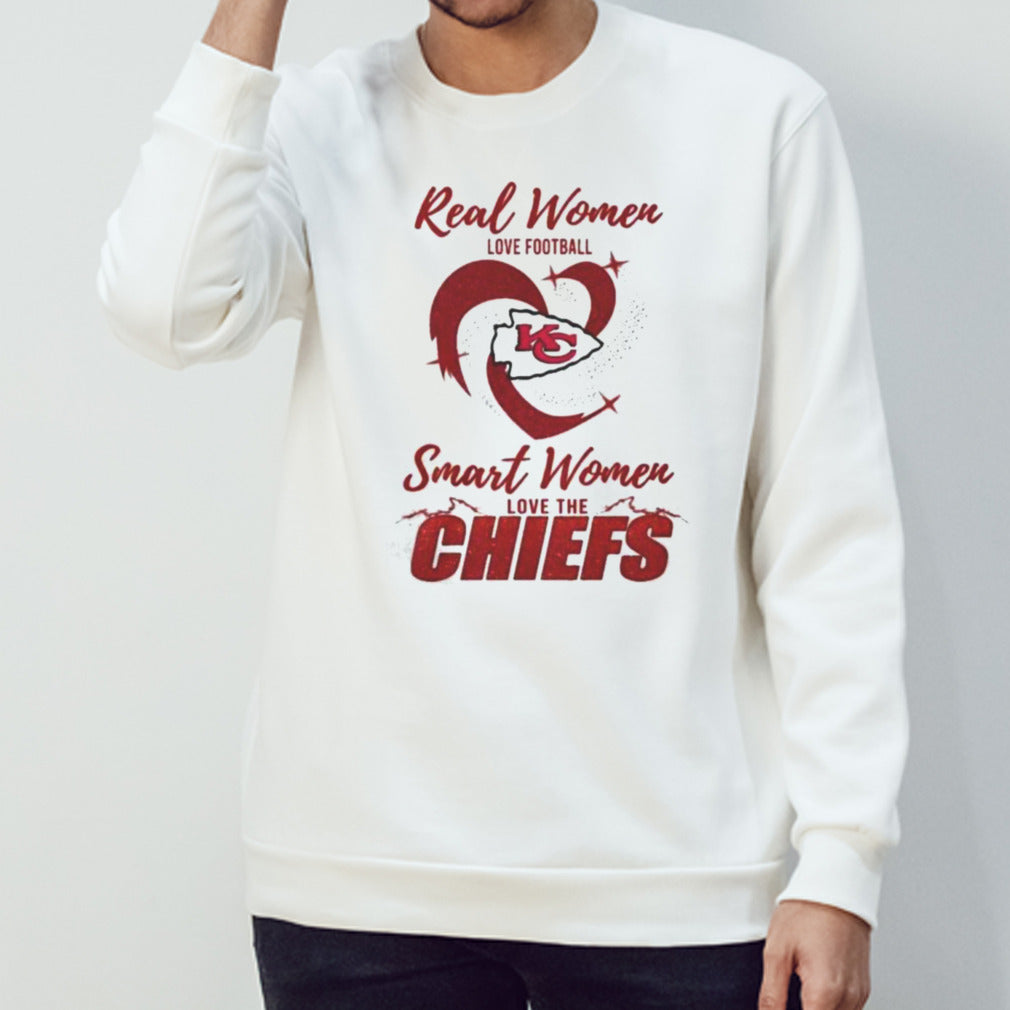 Real Women Love Football Smart Women Love The Kansas City Chiefs 2024 â€“ Perfect Gift For Fans Shirt