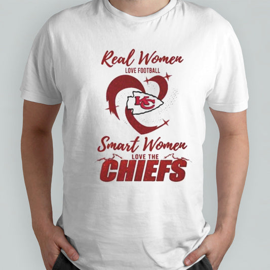 Real Women Love Football Smart Women Love The Kansas City Chiefs 2024 â€“ Perfect Gift For Fans Shirt