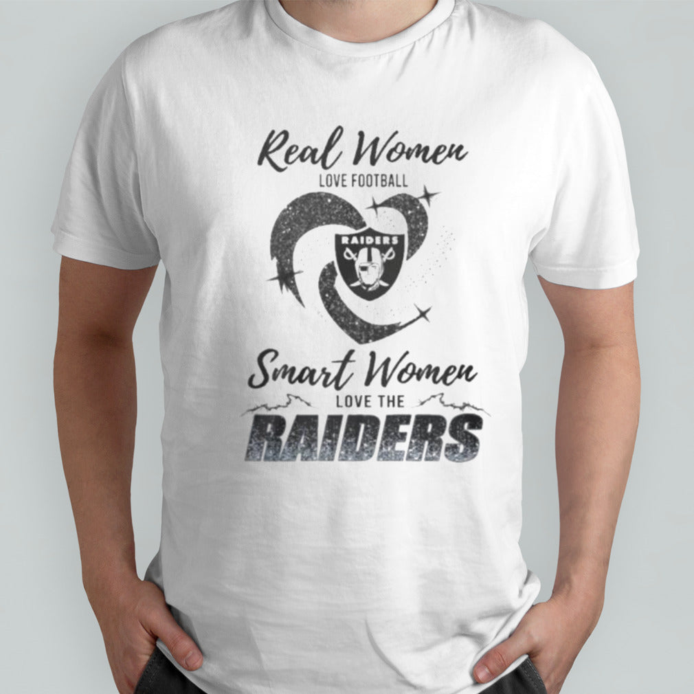 Real Women Love Football Smart Women Love The Las Vegas Raiders 2024 â€“ Perfect Gift For Fans Shirt
