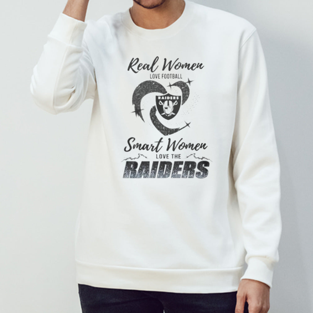 Real Women Love Football Smart Women Love The Las Vegas Raiders 2024 â€“ Perfect Gift For Fans Shirt