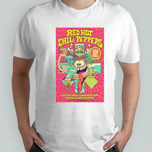 Red Hot Chili Peppers June 26 2024 Walnut Creek Amphitheatre Raleigh NC Poster Shirt