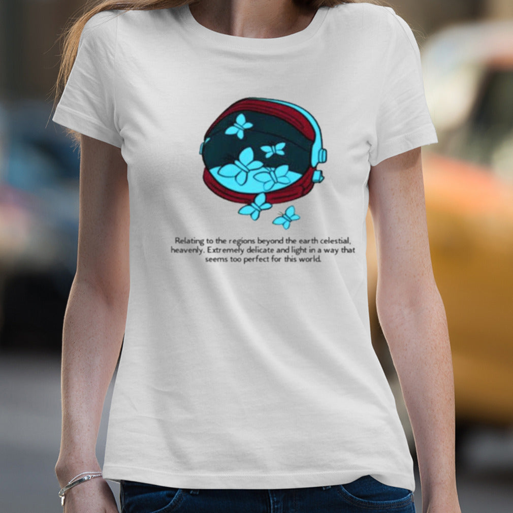 Relating To The Regions Beyond The Earth Celestial Space Cadet T-shirt