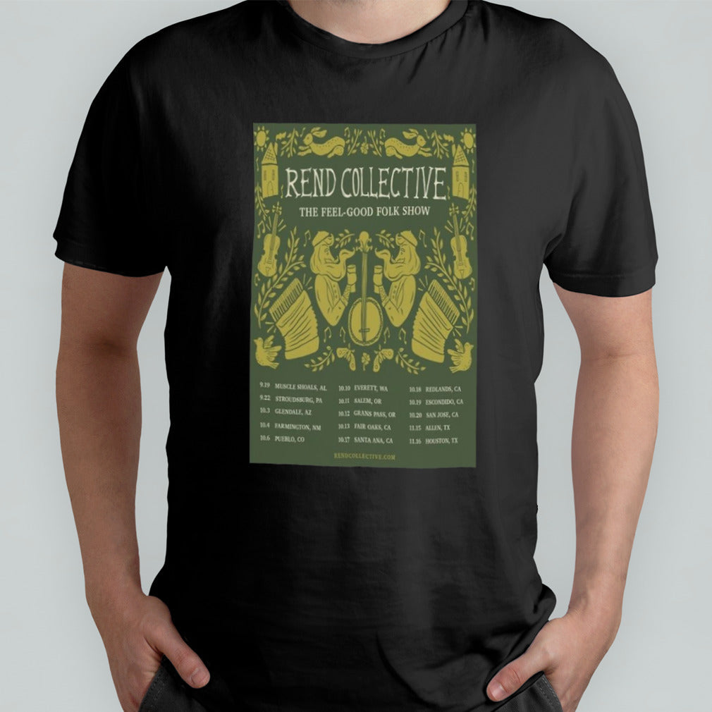 Rend Collective The Feel Good Folk Show 2024 Poster Shirt