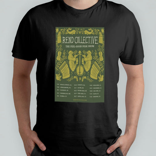 Rend Collective The Feel Good Folk Show 2024 Poster Shirt