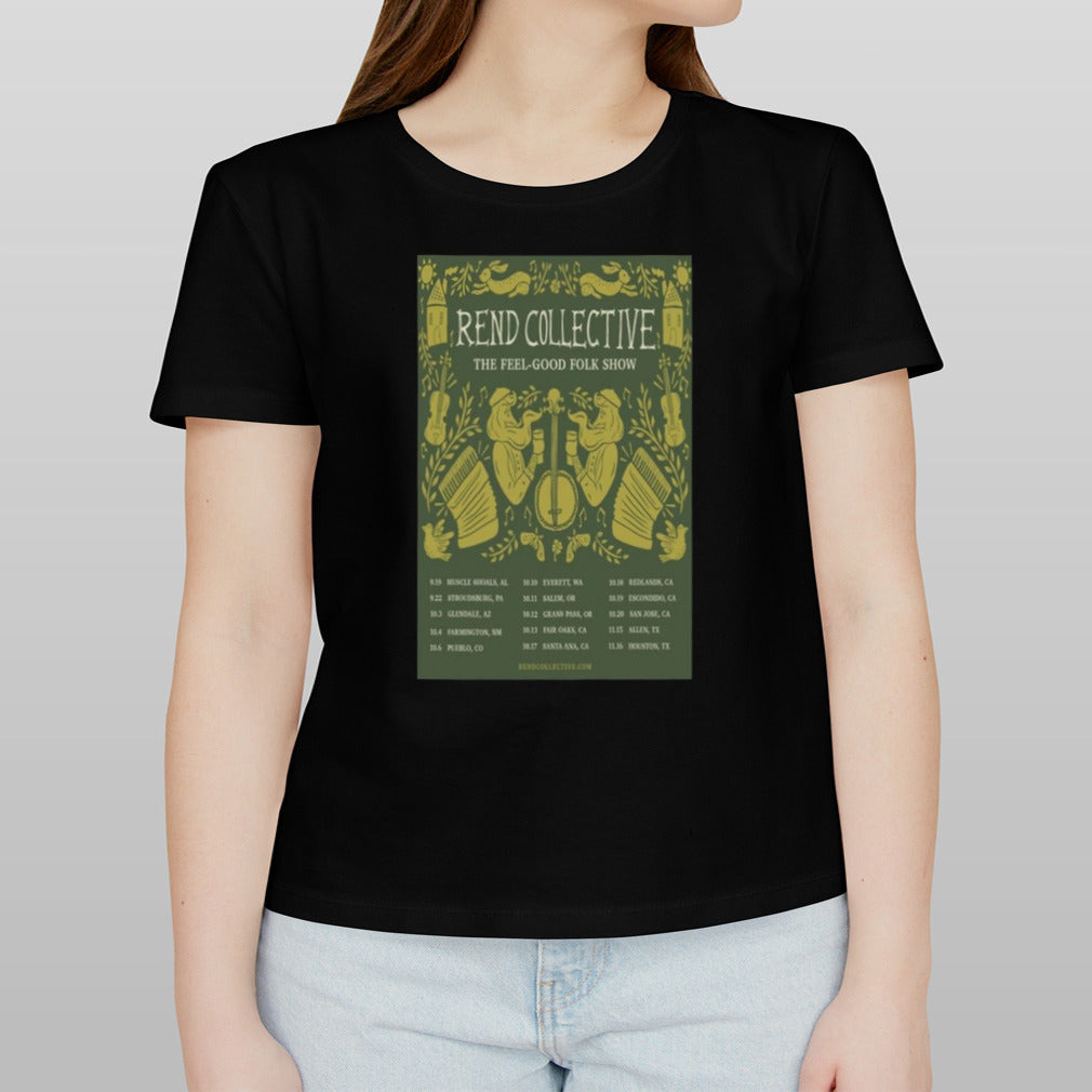 Rend Collective The Feel Good Folk Show 2024 Poster Shirt
