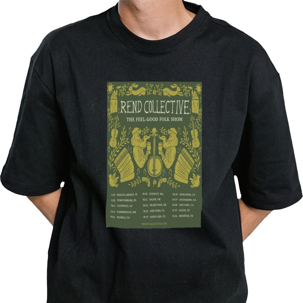Rend Collective The Feel Good Folk Show 2024 Poster Shirt