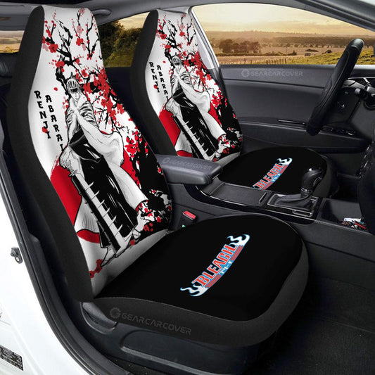 Renji Abarai Car Seat Covers Custom Japan Style Anime Bleach Car Interior Accessories