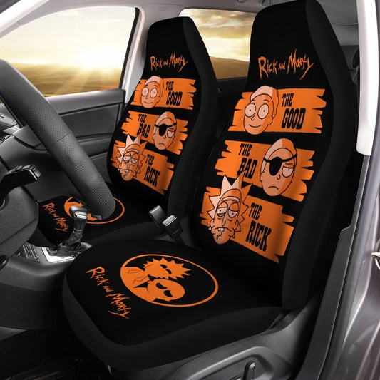 Rick and Morty Car Seat Covers Crossover The Good The Bad The Rick