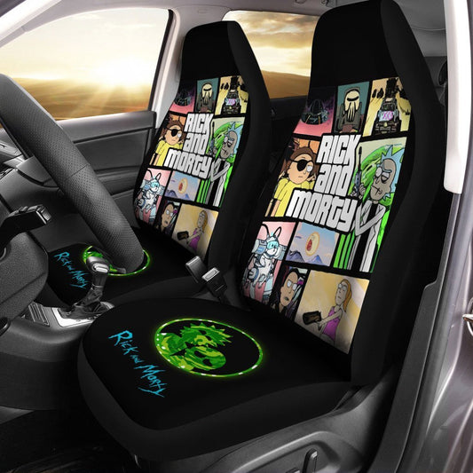 Rick and Morty Car Seat Covers Custom Style GTA