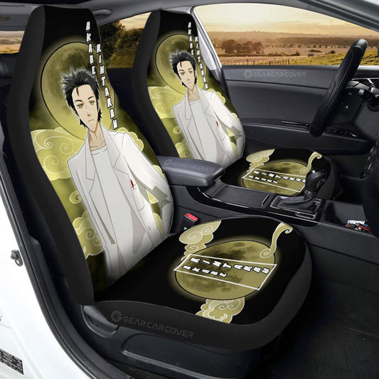 Rintarou Okabe Car Seat Covers Custom Steins;Gate Anime Car Accessories