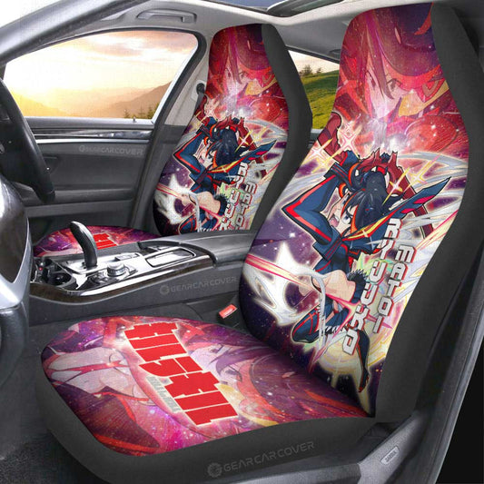 Ryuuko Matoi Car Seat Covers Custom Characters Kill La Kill Anime Car Accessories