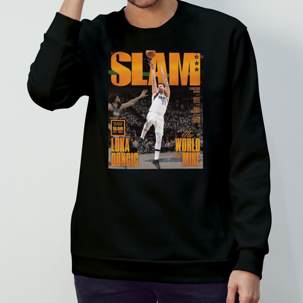 SLAM Luka Doncic The World Is Mine shirt