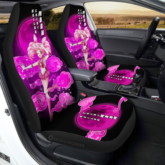 Sailor Chibi Moon Car Seat Covers Custom Sailor Moon Anime Car Interior Accessories