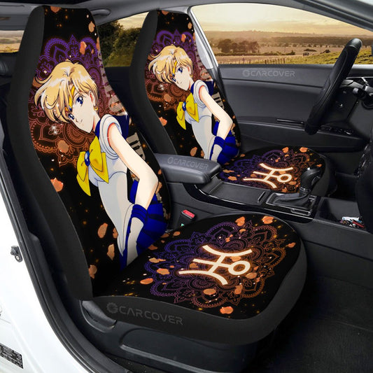 Sailor Uranus Car Seat Covers Custom Anime Sailor Moon Car Interior Accessories