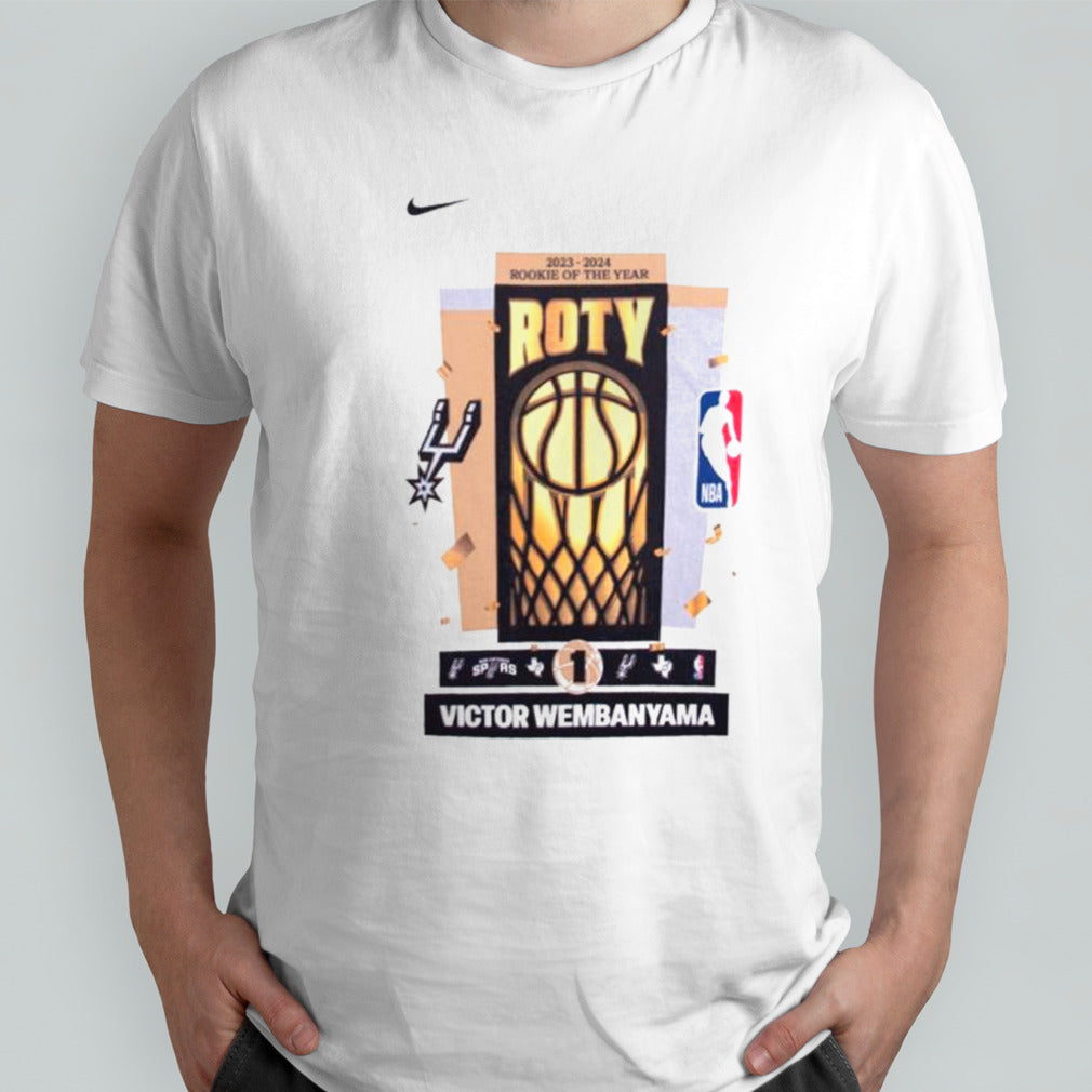 San Antonio Spurs 2024 Rookie of the Year Victor Wembanyama shirt