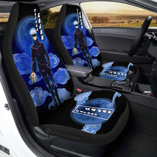 Satoru Gojou Car Seat Covers Custom Jujutsu Kaisen Anime Car Interior Accessories