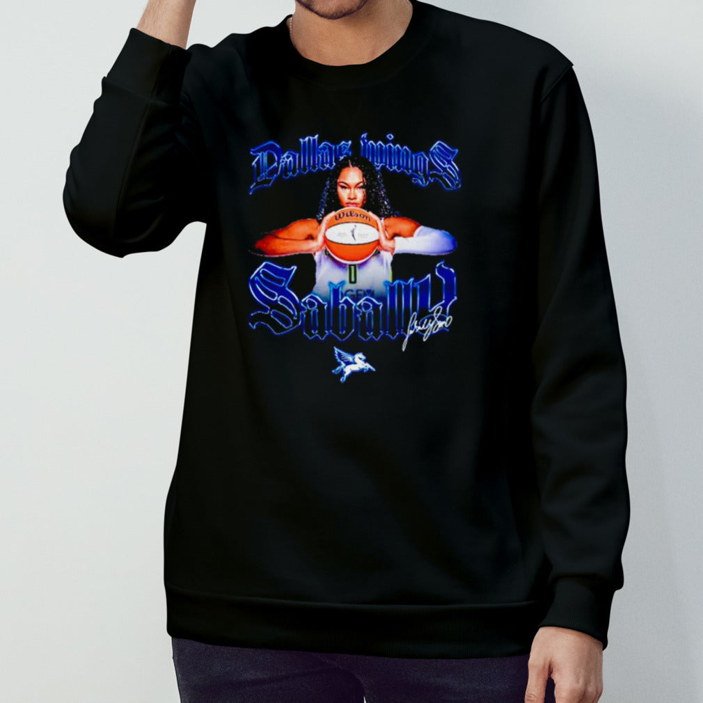 Satou Sabally Dallas Wings WNBA signature shirt