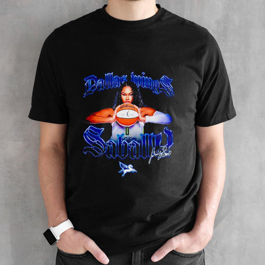 Satou Sabally Dallas Wings WNBA signature shirt