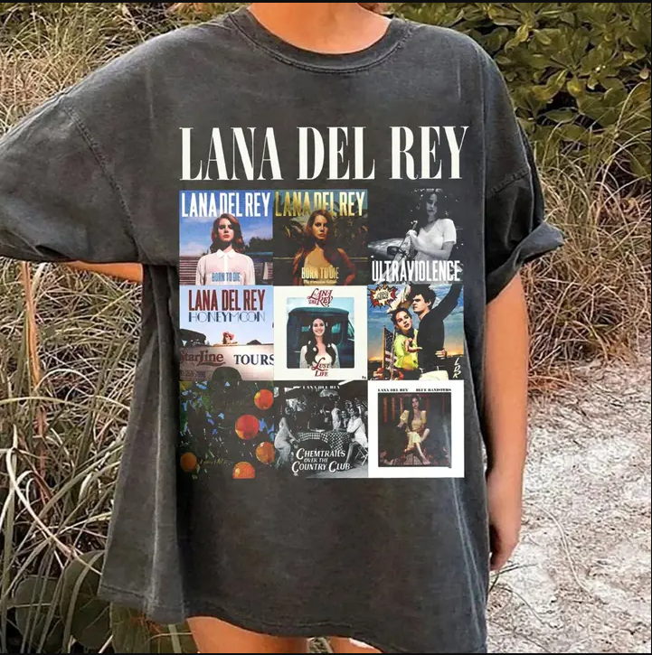Wholesale Lana Del Rey Album Collage T-Shirt
