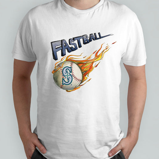 Seattle Mariners Tiny Turnip Youth Fastball Sleeve Raglan T Shirt