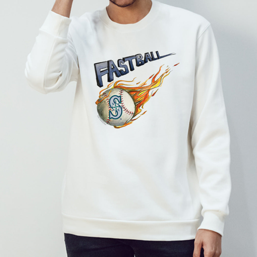 Seattle Mariners Tiny Turnip Youth Fastball Sleeve Raglan T Shirt