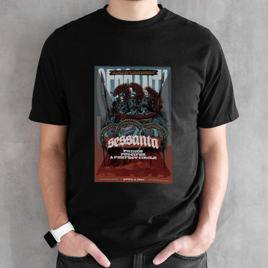 Sessanta Primus Puscifer A Perfect Circle April 6 2024 Atlantic City NJ A 60th Birthday Celebration For Maynard James Keenan Shirts