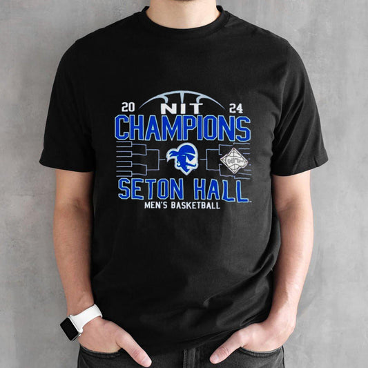 Seton Hall Pirates 2024 NCAA Mensâ€™s Basketball NIT Champions shirts