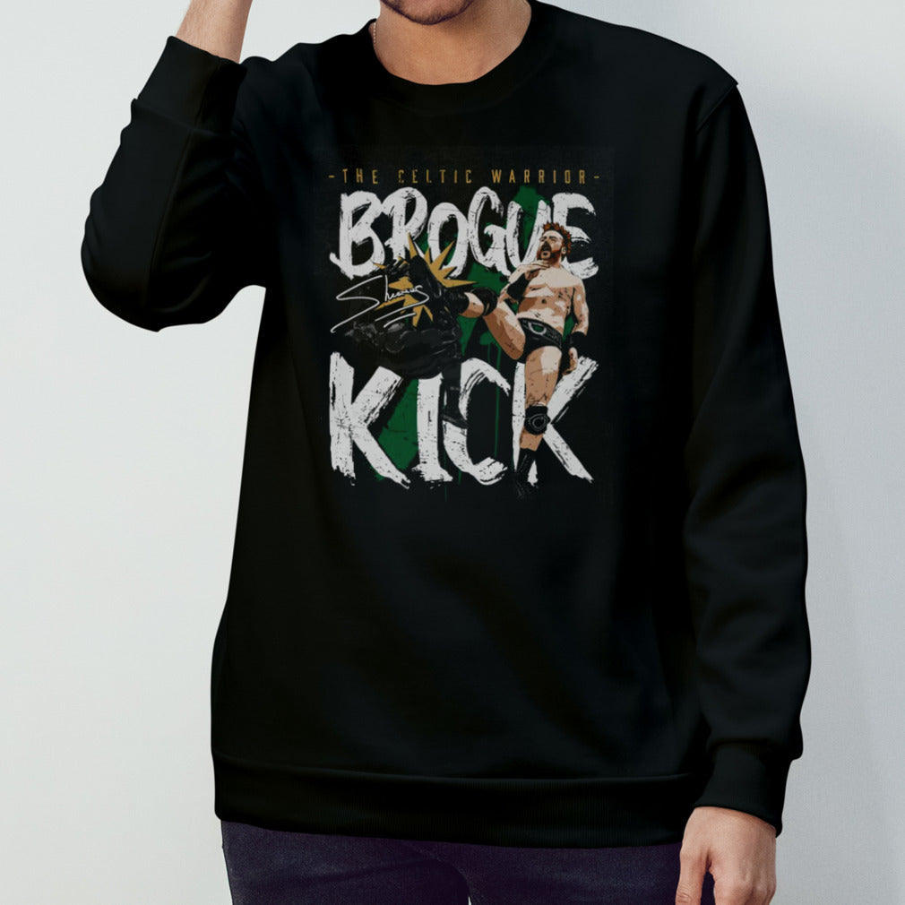Sheamus Brogue Kick Celtic Warrior Black T shirt