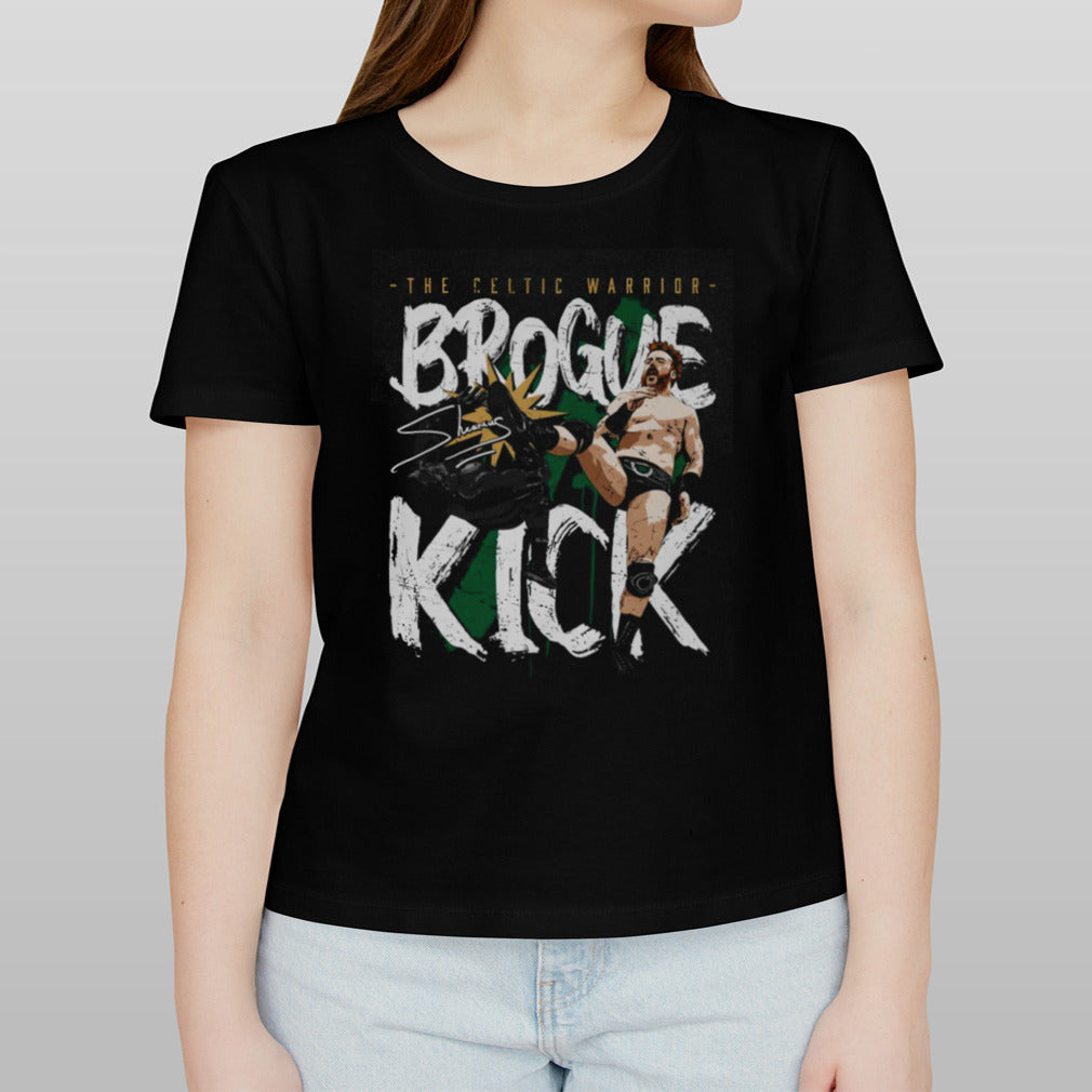 Sheamus Brogue Kick Celtic Warrior Black T shirt
