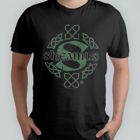 Sheamus Celtic Knot Iconic Black T shirt