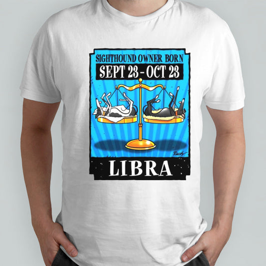 Sighthound owner born libra shirt