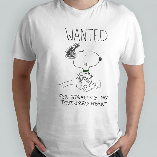 Snoopy wanted for stealing my toktured heart Shirts