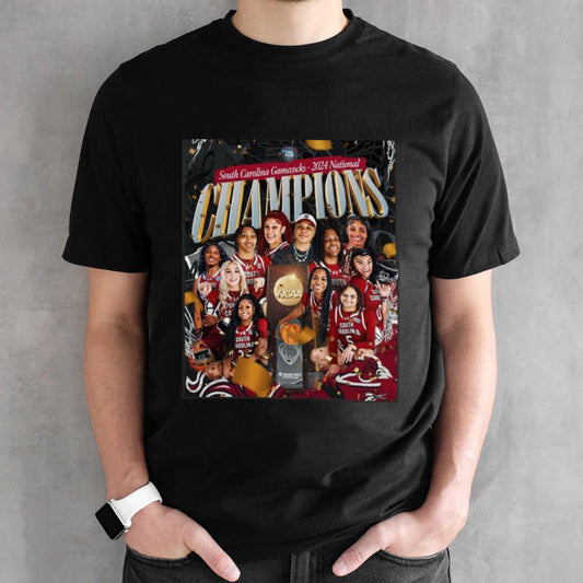 South Carolina Gamecocks 2024 National Champions Poster T-shirts
