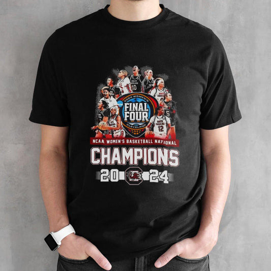 South Carolina Gamecocks Ncaa Womensâ€™s Basketball National Champions 2024 T-shirts