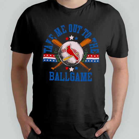 St Louis Cardinals take me out to the ballgame shirt