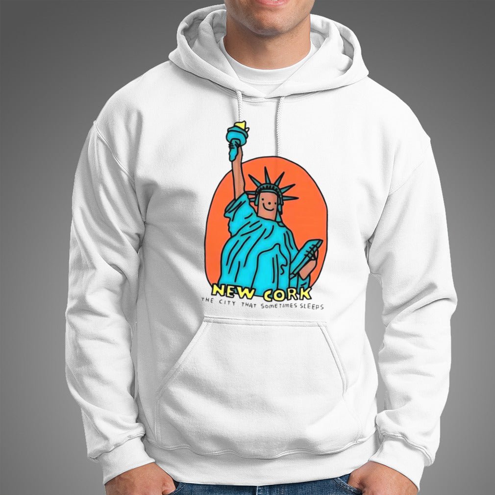 Statue of Liberty New Cork the city that sometimes sleeps shirt