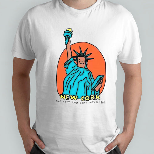 Statue of Liberty New Cork the city that sometimes sleeps shirt