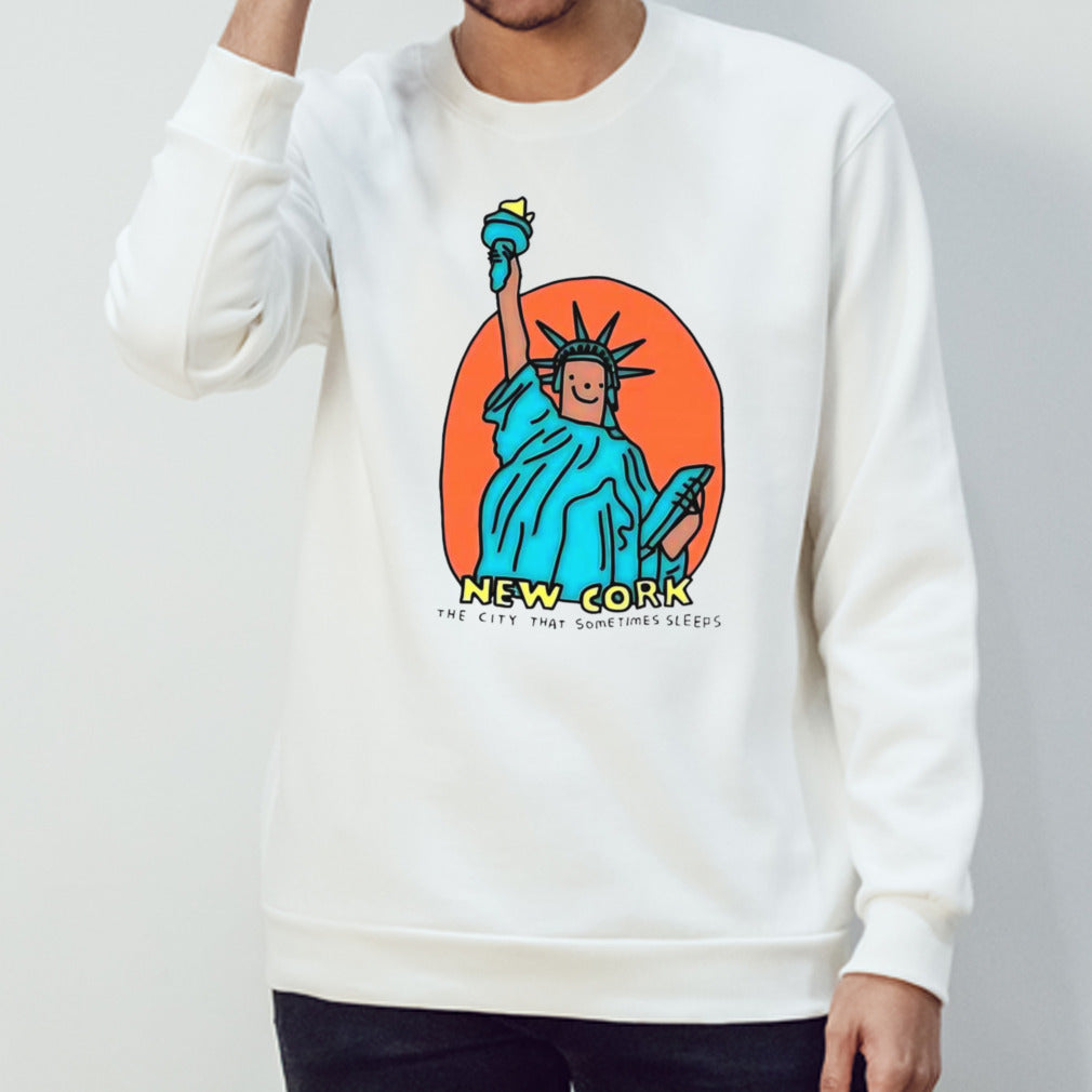 Statue of Liberty New Cork the city that sometimes sleeps shirt