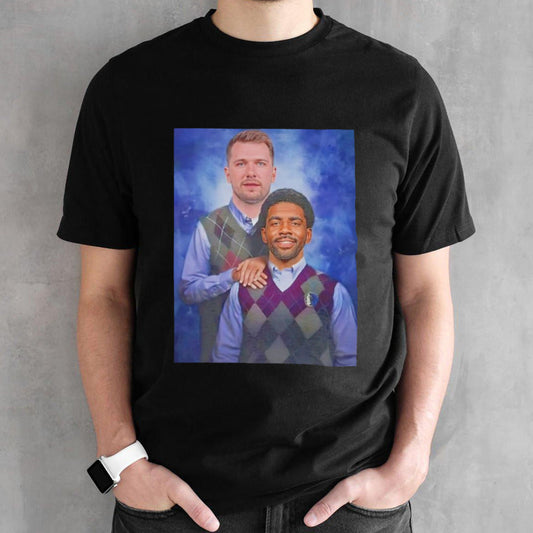 Step brothers Luka Doncic Kyrie Irving Dallas Mavericks shirt
