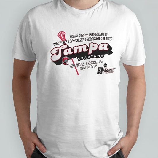 Tampa Spartans 2024 NCAA Division III Womenâ€™s Lacrosse Championship shirt