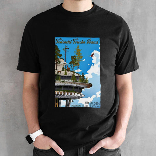 Tedeschi Trucks Band May 28 2024 Paramount Theatre Seattle WA Poster shirt
