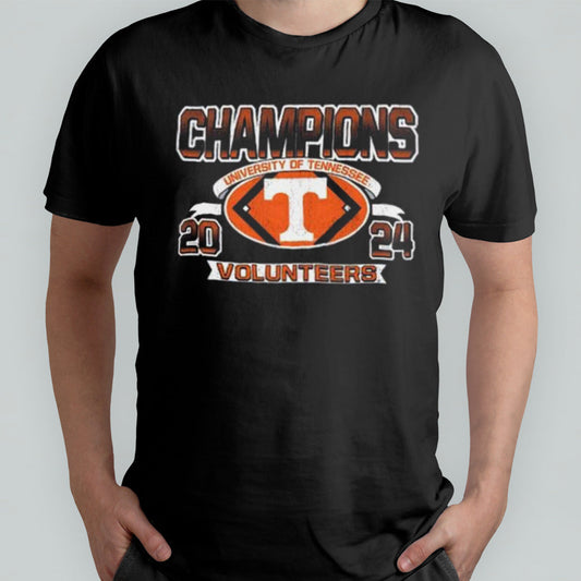 Tennessee Volunteers 2024 NCAA Menâ€™s Baseball College World Series Champions Franklin T Shirt
