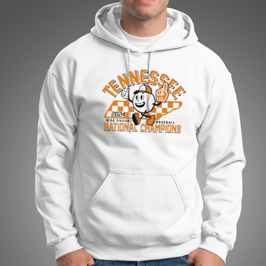 Tennessee Volunteers 2024 NCAA Menâ€™s Baseball College World Series Champions Mascot T-Shirt