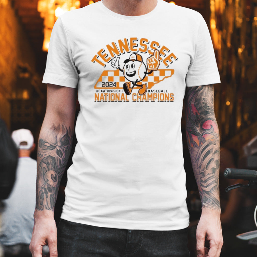 Tennessee Volunteers 2024 NCAA Menâ€™s Baseball College World Series Champions Mascot T-Shirt