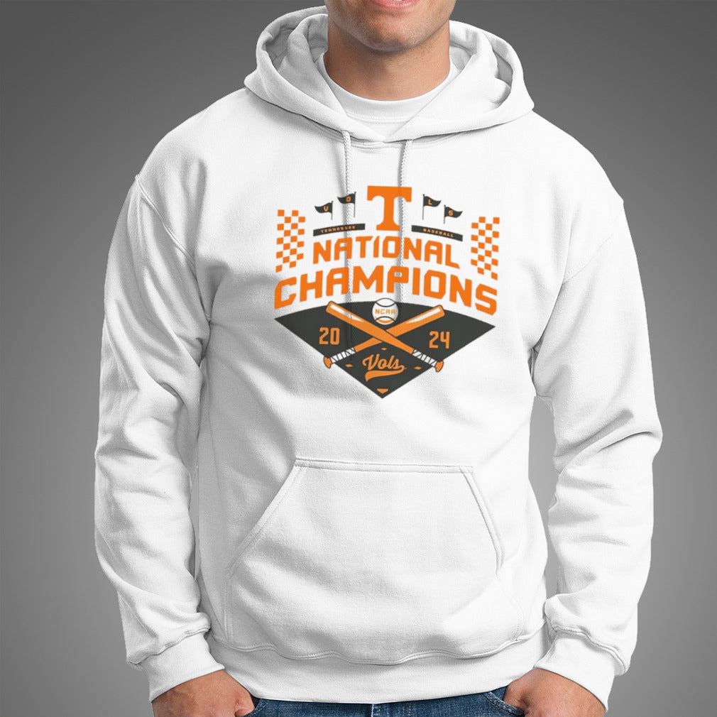 Tennessee Volunteers 2024 NCAA Menâ€™s Baseball College World Series Champions Official Logo T-Shirt