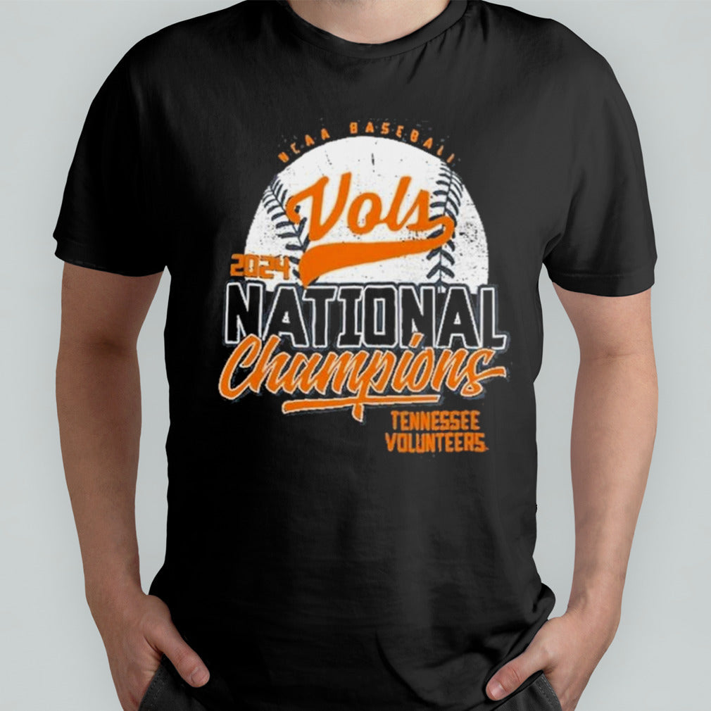 Tennessee Volunteers 2024 NCAA Menâ€™s Baseball College World Series Champions Retro Shirt